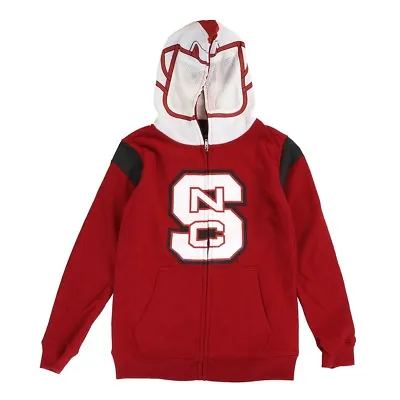 $17.49 • Buy NC State Wolfpack NCAA Red  Helmet  Full Zip Hoodie Jacket Youth