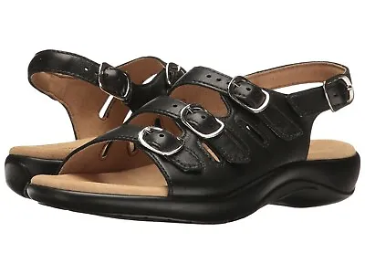 SAS Women's Mystic Comfort Leather Slingback Sandal Black ( 12 M ) • $62.95