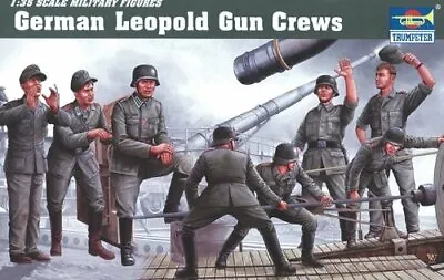 Figure K5 (E) German Leopold Gun Crew Plastic Kit 1:3 5 Model Trumpeter • $37.94