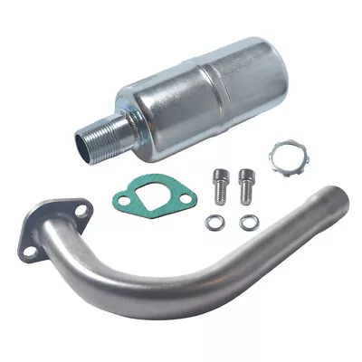 Exhaust Pipe W/Muffler For Predator 196cc 212cc GX200 Coleman CT200U Mini Bike • $34.99