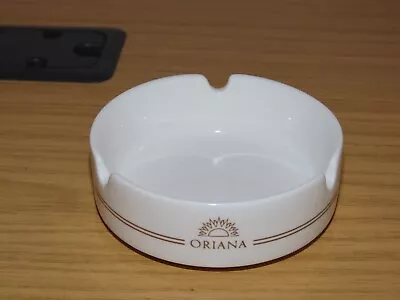 BP175:  Vintage Cruise Ship - P&O Aurora - Ceramic Ashtray • £5