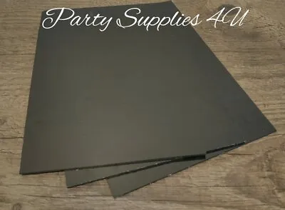 A5 1.5mm Black Plastic Sheet HIPS/Model/School/Project/GCSE/Engineering/DIY • £1.55