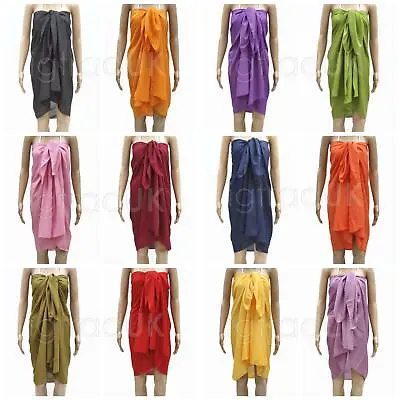 £7.95 • Buy Chiffon Sarong Dress/skirt Wrap Cover Up