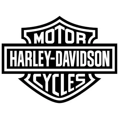$9.95 • Buy Multiple Size Options - Harley Davidson - Black Or White - Vinyl Cut Decal 