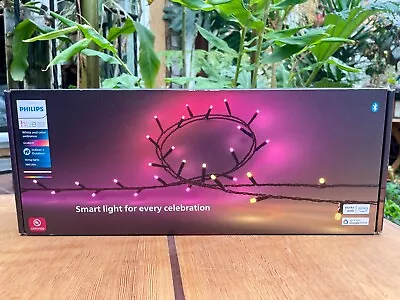 PHILIPS HUE Festavia 130 Ft 500-LED Smart String Lights - White & Color Ambiance • $299