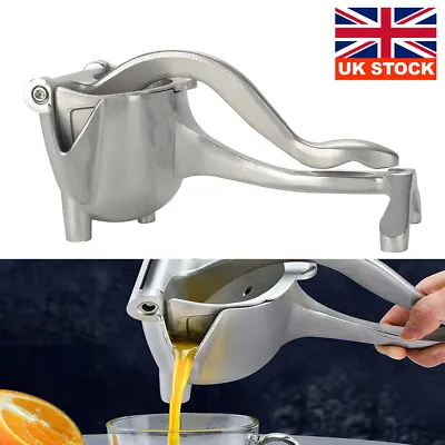 Aluminum Alloy Manual Juicer Hand Lemon Juice Squeezer Fruit Press Extractor • £10.39