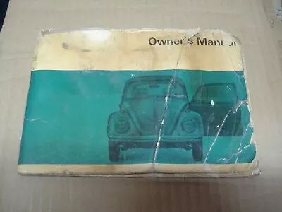 1968 Volkswagen Beetle Owners Manual Bug Glove Box Book Guide • $19.99