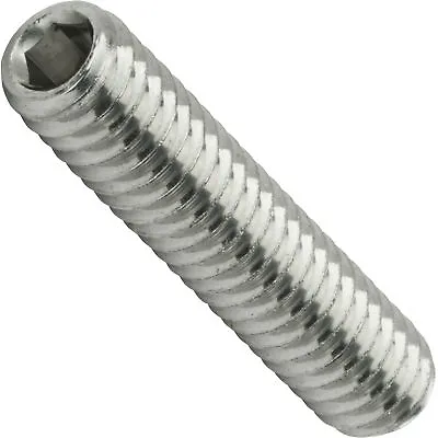 5/16-18 X 1-1/2  Socket Set Screws Allen Drive Cup Point Stainless Steel Qty 25 • $21.92