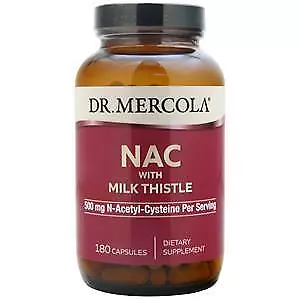 Dr. Mercola NAC With Milk Thistle  180 Caps • $51.99