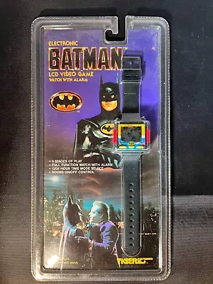 Batman LCD Video Game Vintage Watch Tiger Electronics NOS/factory Sealed 27-103 • $120