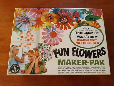 Mattel Thingmaker Fun Flower Maker-Pak 1966 • $30