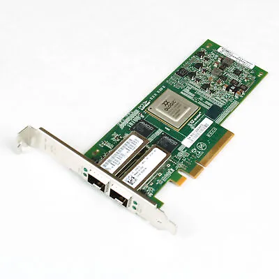 Dell QLogic QLE8152 Dual Port 10GB PCIe Fibre Channel HBA FE0210401-32D D001N • $17.99