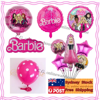 Barbie And Friends Foil Balloon Set Birthday Party Decoration AU STOCK • $4.80