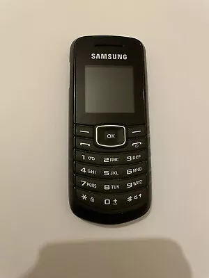 Samsung GT E1080i - Black (Unlocked) Mobile Phone Good Condition • £12