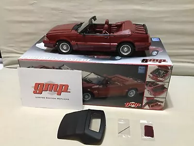 Mustang Burgundy 1989 Convertible  5.0 Ford Fox Body 1/18 Gmp Rare G1801819 • $549.99