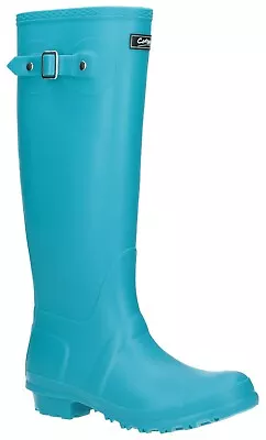 Cotswold Sandringham Turquoise Ladies Waterproof Buckle Up Wellington Boot • £34.80