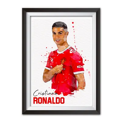 Cristiano Ronaldo Manchester United Boys Bedroom Football Art Print • £9.99