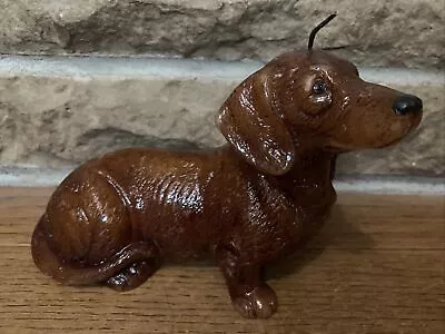 Dachshund Dog Wax Candle Figurine 6.5” X 4” • $9.99