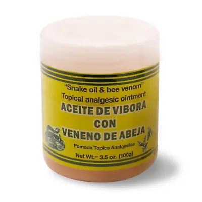1 Aceite DeVibora VenenoDEAbeja Snake Oil & Bee Venon Topical Analgesic Ointment • $10