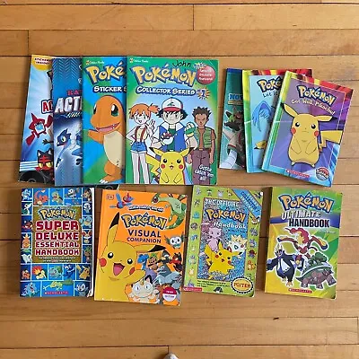 Vintage Nintendo Pokemon Coloring Books Stickers Activity Handbook Scholastic • $40