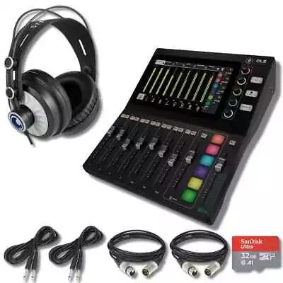 Mackie DLZ Mixer For Podcasting & YouTube: Headphones Cables 32GB Card & Cloth • $749.99