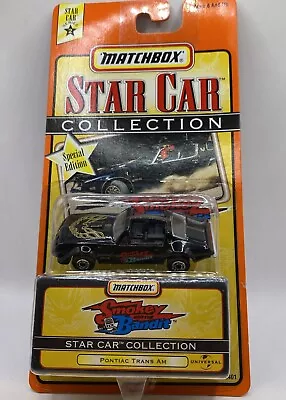 Vintage Matchbox Star Car Collection Smokey And The Bandit Trans Am MOC. • $10