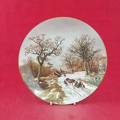 Coalport Decorative Plate Winter Landscapes Home For Christmas - 8292 OA • £18