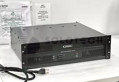 QSC ISA1350 Commercial Power Amplifier 2000W/Ch @ 2Ω 1500W/Ch @ 70V - #H75Mi • $1179
