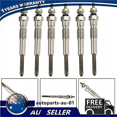 6pcs 12 Volt Glow Plugs For Landcruiser HJ47 HJ60 HJ75 4.0L 2H Diesel Engine AU • $35.50