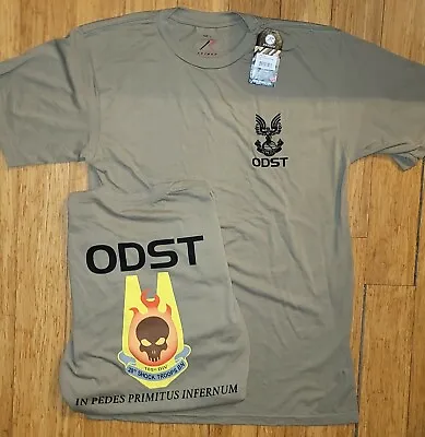 Halo 3 ODST Fan Made ROTHCO AR 670-1 Coyote Brown U.S. Army Compliant T-Shirt • $25