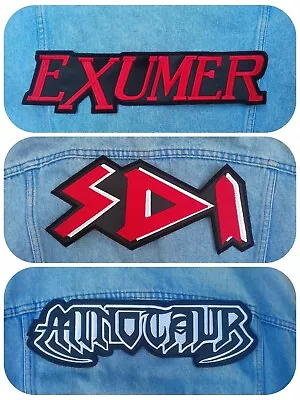 Exumer SDI Minotaur Embroidered Logo Back Patch Thrash Metal Sodom Kreator • $13