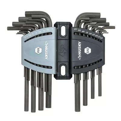 Husky Sae/Metric Long Arm Hex Key Set (26-Piece) • $30.03