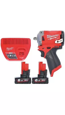 Milwaukee M12FIW38 12V Li-ion 3/8in Impact Wrench With 2 X 6.0Ah Battery&Charger • £299.99