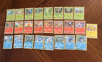 McDonalds Pokemon 25th Anniversary Full Set Of 25 NON Holo - All Sleeved-Mint • $14.99