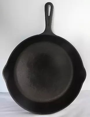 Vintage Griswold Cast Iron Skillet Fry Pan No 9 Handle Spout 11 1/4 Inch • $42