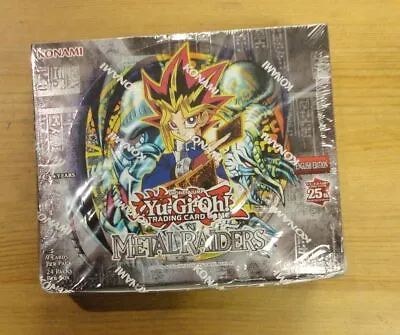 Yu-Gi-Oh! 25th Anniversary Metal Raiders Booster Display Box (24 Packs) 86055 • $53.29