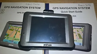 Invion GPS-3V4 Car Sat Nav GPS Navigation System • £4.99