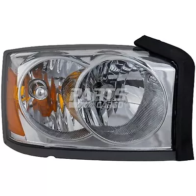 New Fits 05-07 Dodge Dakota CH2503159 Right Halogen Head Light Assembly Chrome • $94.16