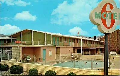 Vtg Salt Lake City Utah UT Motel 6 1970s Chrome View Postcard • $4.99