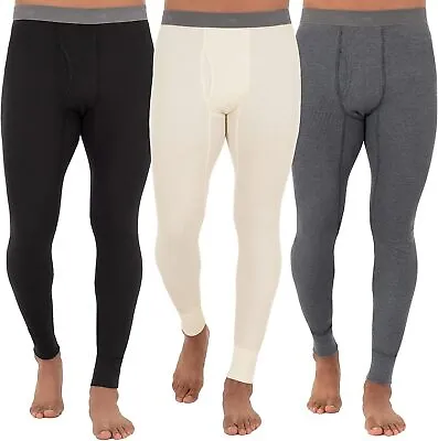 3 PACK Fruit Of The Loom Men's Thermal Waffle Pants Bottoms Size - M L XL 2X • $24