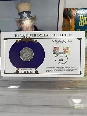 1902 Morgan Silver Dollar Collection Postage Stamp Philadelphia Mint Coin • $3.25