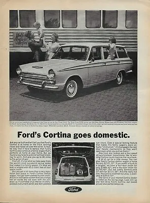 £7.86 • Buy 1966 Ford Cortina Deluxe Station Wagon Original Vintage Print Ad