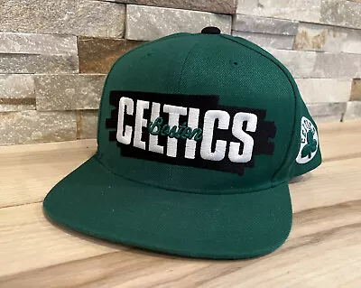 Mitchell & Ness Boston Celtics Script Adjustable Snapback Hat Cap • $16