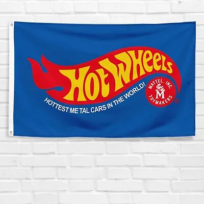 For Hot Wheels 3x5 Ft Flag Mattel Toys Collectors Toy Cars Gift Sign Banner • $13.99