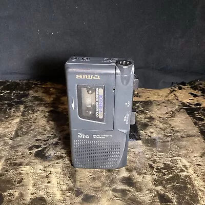 AIWA TP-M110 MICRO-CASSETTE RECORDER/Dictaphone V-SENSOR Excellent! • $25.75