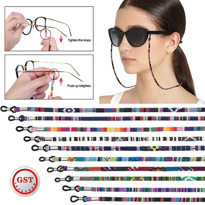 $8.86 • Buy 5/10pc Eyeglass Chain Reading Glasses Holder Neck Cord Colorful Sunglasses Strap