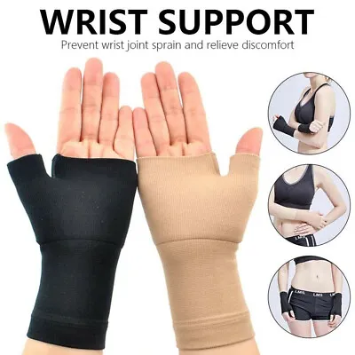 Wrist Thumb Band Belt Carpal Tunnel Hand Wrist Support Brace Golfer Compression • $11.13