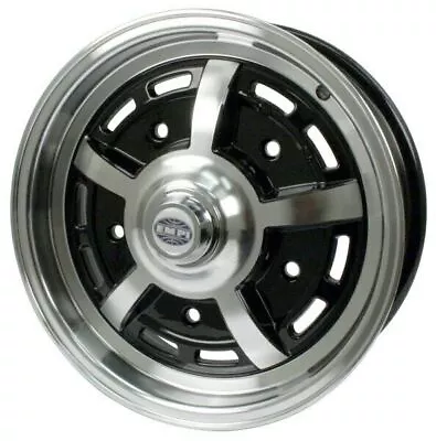 15  X 5  Vw Bug 5 Lug Black Empi Sprint Star Wheel Includes Cap-Valve Stem • $175.95