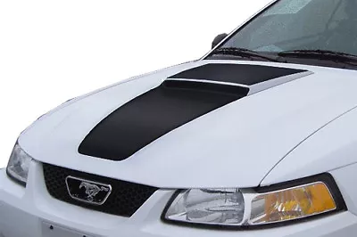 1999-2004 Ford Mustang  Raised  Scoop Hood Blackout Stripes  Decals  GT Vinyl  • $39