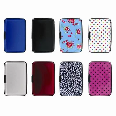 £2.65 • Buy Ladies Men Business ID Credit Card Wallet Holder Aluminum Metal Pocket Case Box